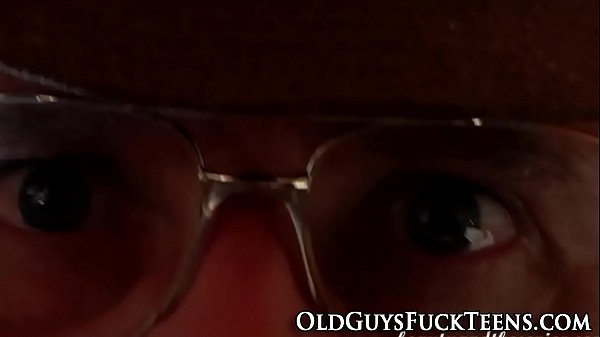 Teen facialized by elder