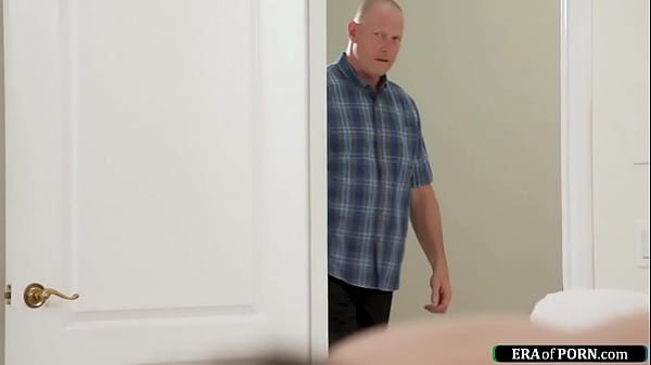 Voyeur stepdad watches teen stepdaughter get licked by her bf.The guy gives her oral sex and the small tits brunette sucks his big cock.Then is fucked 