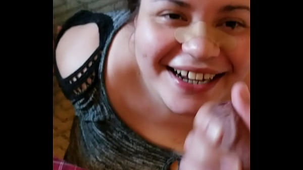 friend blasted with cum