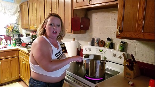 The Slut Scarlett gets fucked hard by her husbands son.