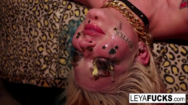 Sexy blonde gets fucked hard  