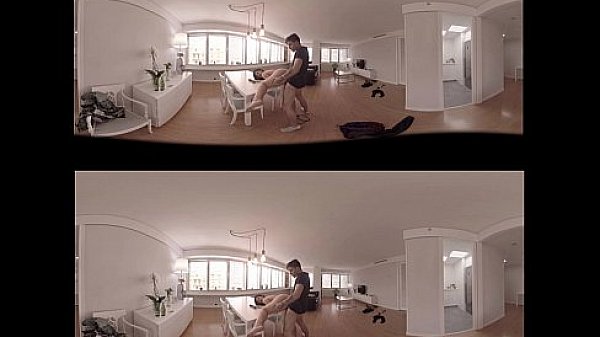 VR Porn 360 Brunette fucked on the table