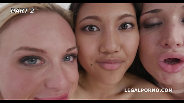 Outnumbered both ways Part 1 Krystal Kaytlin, May Thai & Angie Moon Balls Deep Anal / DAP / Squirt To Mouth / Gapes GIO678 