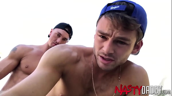 Wild Outdoor Bareback With Athletic Men 