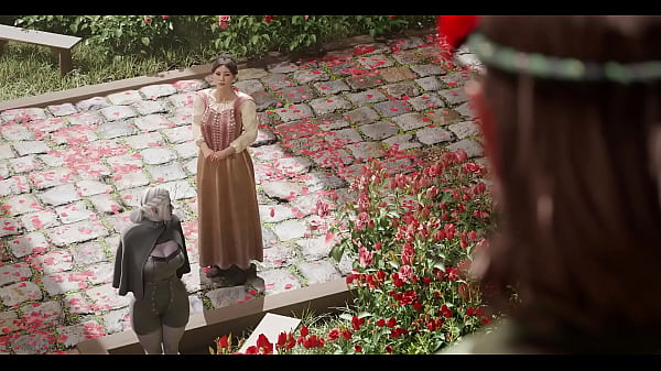 Hot elf tryinh to make money by selling her virginity. 