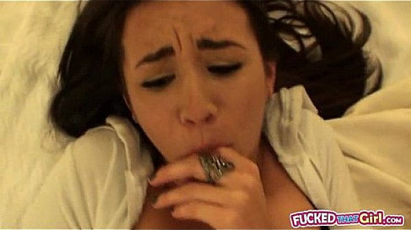 Busty gf Stephani Moretti fucked in pov and cum facialed