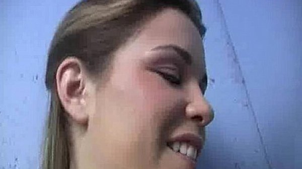 Blonde Katie Sucks Black Cock In Gloryhole