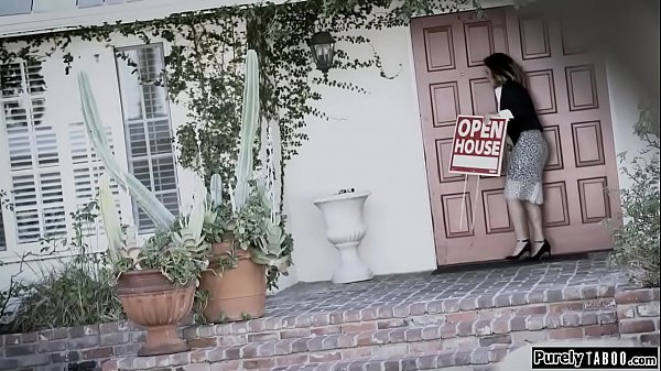 Big tits broker has no luck in selling the house, but she forgot the creepy client in the bedroom.He will buy but she needs to fuck him to sell the house.She undresses and is facefucked.She rides his cock hard until she squirts twice  