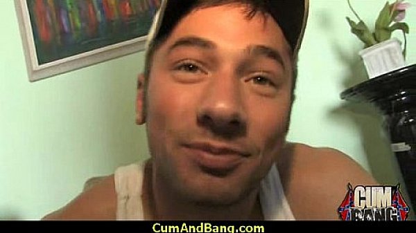 Ebony chick fucked hard in group sex action 17