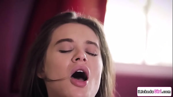 Pornstar Lana Rhoades is flirting April O Neil whos directing her scene.April gives it a try and ends up pussy licking each other before filming.  