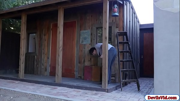 Eric enjoying the boober fuck service