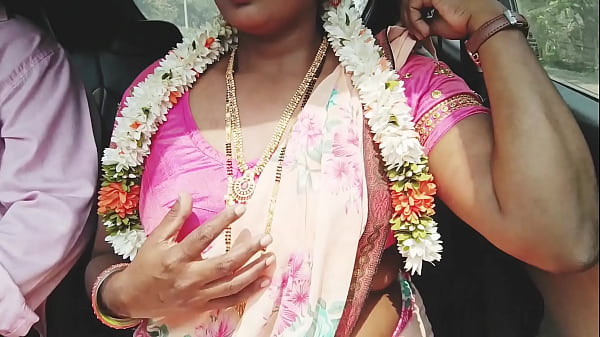 Indian sexy saree bhabi car romance Telugu dirty talks.