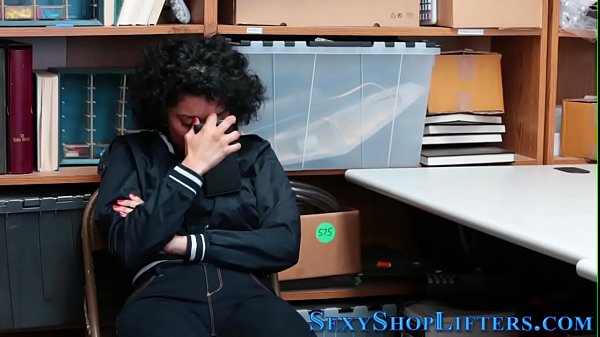 Big tits teen gets pounded and facialized after stealing