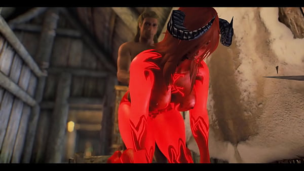 having a relaxing time in the sleeping giant in with a succubus  