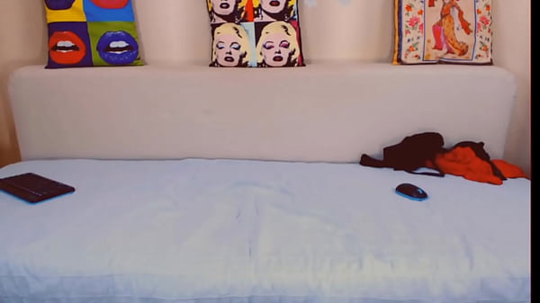 Hot Arabbian girl in black stockings plays with pussy and the changes to black fishnets, fun girl am 