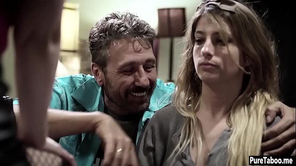 Weak tighty girl got banged in a insane group sex