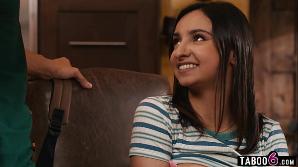 Big natural boobs Colombian lesbian tries a big cock for a change and loves it