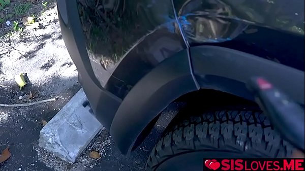 Stepsis starts rubbing her pussy for stepbro all his concerns melt away when she starts sucking off his cock!  