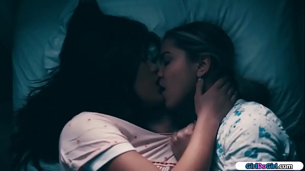 Two mormon girls hear they will get separated from each other.They want to make the last night together the best it can be.They kiss and get naked.Then they lick each others hairy pussy 