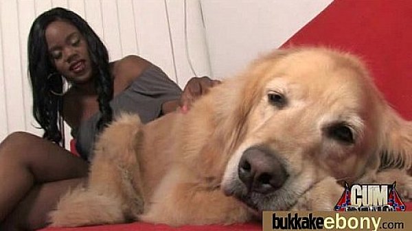 Ebony Gang bang and CUM FEEDING 19