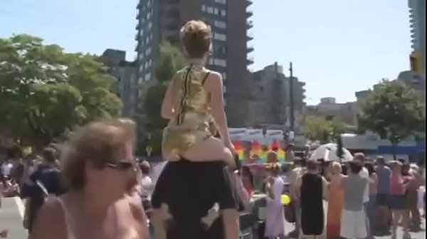 Cruel Mistress riding ponyboy in public