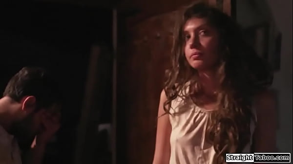 Homeless girl is dominated by an older man in exchange of food.The russian babe sucks his cock and he fingers her cunt while licking it.Then is fucked  