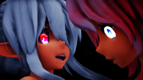 Futa Haku Fights Luka MMD 