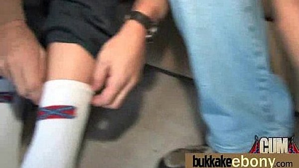 Hot ebony chick love gangbang interracial 7