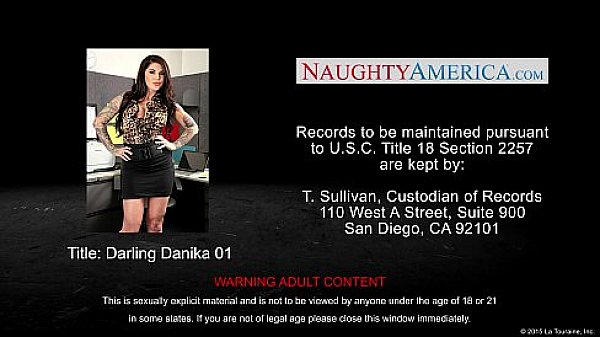 Busty tattooed Darling Danika fuck in the office
