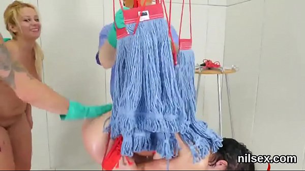 Horny nympho was taken in anal asylum for painful treatment 