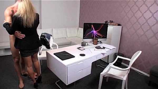 FemaleAgent Smoking hot new female agent seduces stud