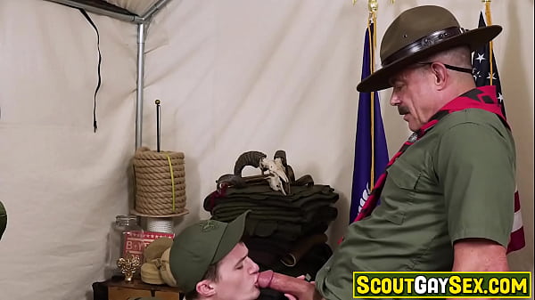 Reece Scott throat as the semen rose in Grant Ducati balls 