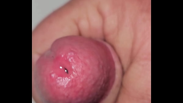 Closeup bathroom cumshot  