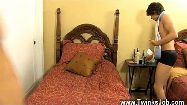 Gay jocks After wetting each others cocks, Jacob backs his butt up on 