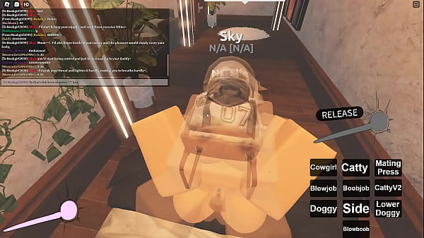 Roblox, Nezuko looking bitch getting railed 