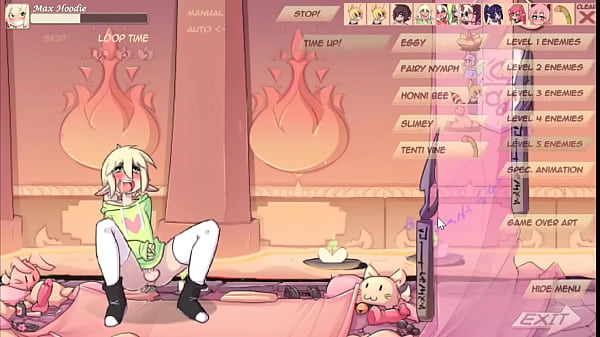 Max The Elf v0.4 [ shemale sex games PornPlay ] Ep.8 orgy with sexy futanari demon girls ends with massive bukkake cumshots