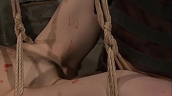 She's whining, she gets her face slappings. After her warm up, he sticks his dick, in her tight cunt.