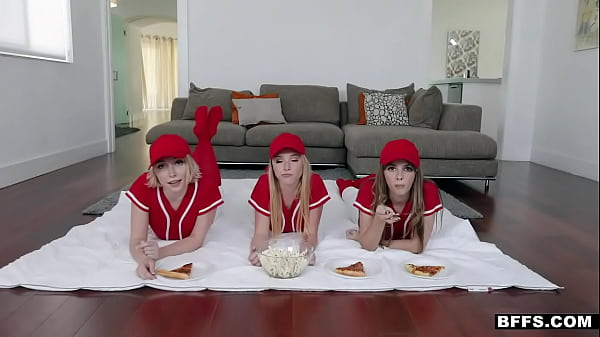 Besties gasps as their twats gets pounded from behind so hard doggystyle