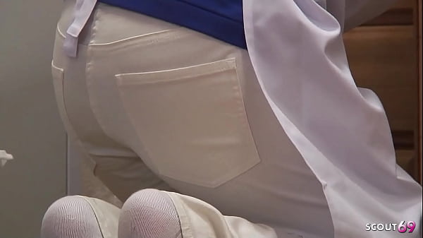 Old ugly Men seduce Japanese Teen Maid to Creampie Fuck at Work in his flat