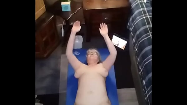 Vee Does Morning Naked Yoga!