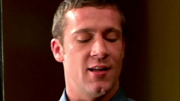 Horny gays having sex in the office at work 