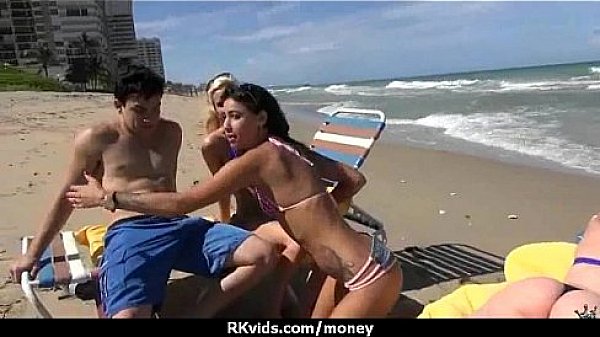 Tight teen fucks a man in front of the camera for cash 22