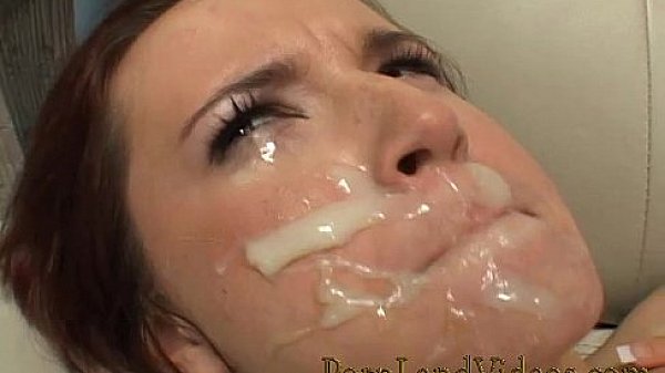 young redhead slut gangbang fucking in mouth