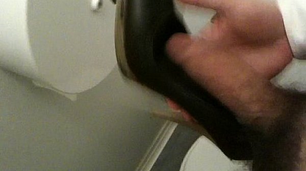 Cum on my coworker Heels in Toilets 01 
