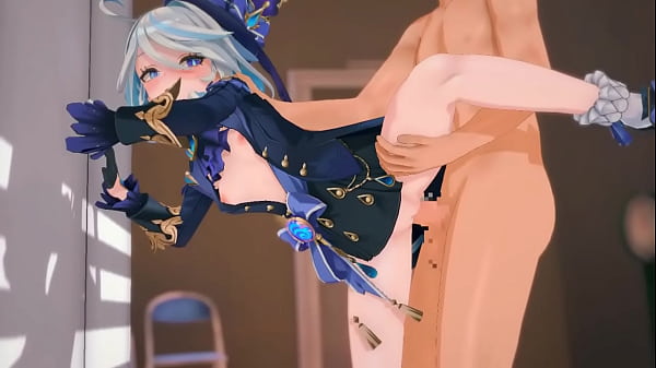 原神のフリーナ　意味深モーションとダメージボイスを組み合わせた動画