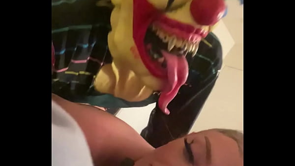 White Slutty IG Model Gets Fucked By A Clown on Spring Break 