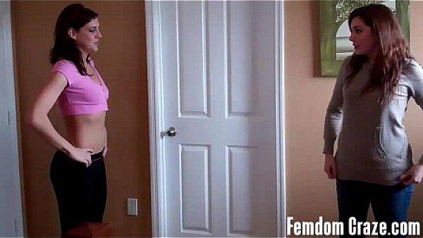 Cherry and Sarah showing off their strength