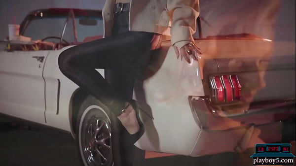 Bubble butt MILF model shows off her amazing tight body for Playboy  