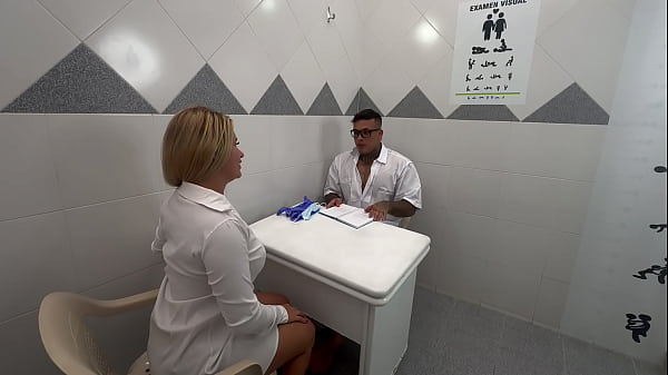 Young doctor fucks his patient a Colombian MILF with big tits and big ass addicted to sex! Karen Sleent 