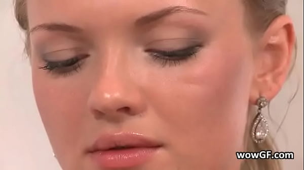 Super pierced blonde jerking